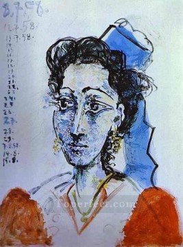 Jacqueline Rocque 1958 cubist Pablo Picasso Oil Paintings